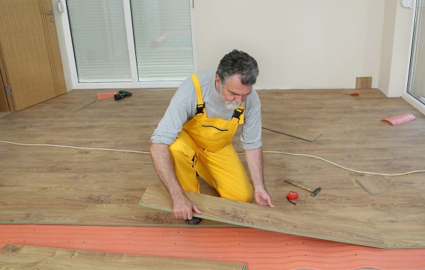 Bodenverlegung schwimmend